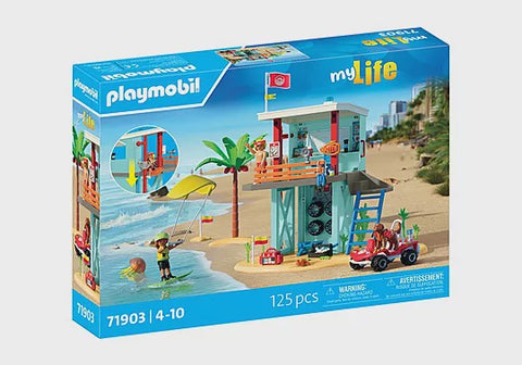 LIFEGUARD TOWER WITH BEACH BUGGY