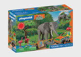 ELEPHANT W/ ZOOKEEPER