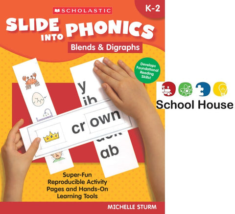 Slide Into Phonics Blends & Digraphs Book