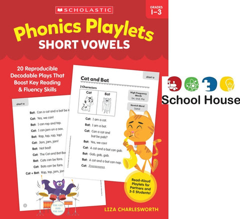 Phonics Playlets Short Vowels Book