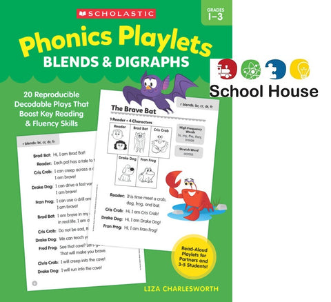 Phonics Playlets Blends & Digraphs Book