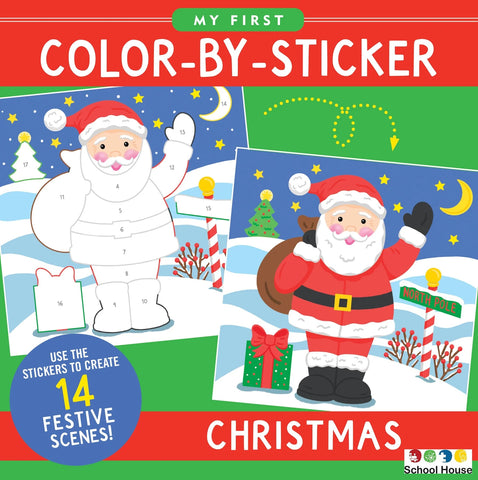 Color By Sticker Christmas Book