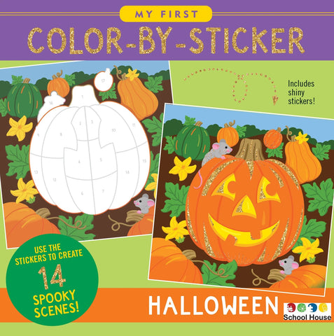 Color By Sticker Halloween Book