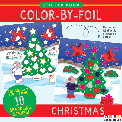 Color By Foil Christmas Book