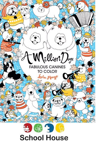 Million Dogs Coloring Book
