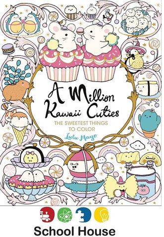 Million Kawaii Cuties Coloring Book