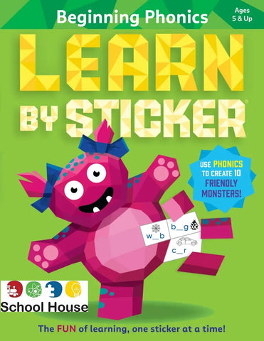 Learn By Sticker Beginning Phonics Book