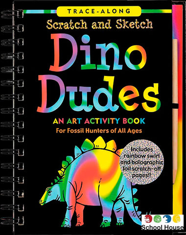 Scratch And Sketch Dino Dudes Trace