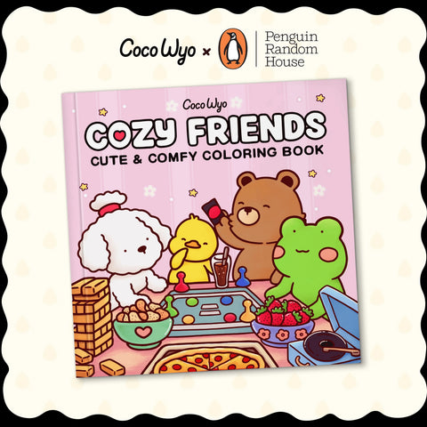 Cozy Friends Coloring Book