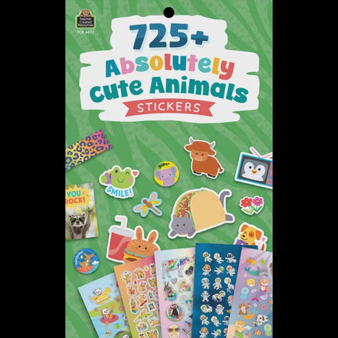 ABSOLUTELY CUTE ANIMALS STICKER PAD
