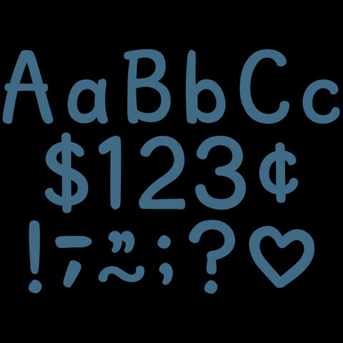 BLUE 4" LETTERS COMBO PACK