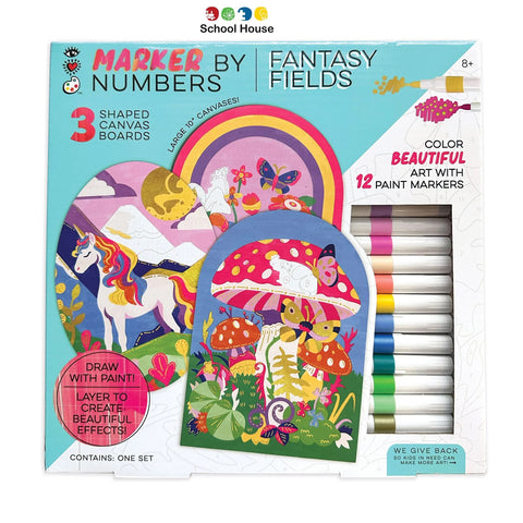 Marker By Numbers Fantasy Fields