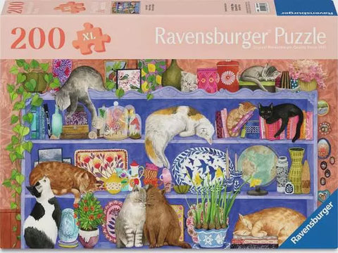 CATS ON THE SHELF 200 PC PUZZLE