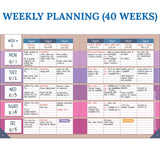 Crafty & Cool Teacher Plan Book