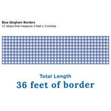 Blue Gingham Border