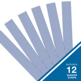 Blue Gingham Border