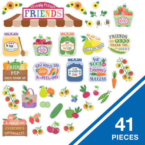 Farmers Market Freshly Picked Friends Bulletin Board Set