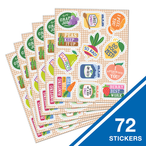 Farmers Market Motivational Stickers