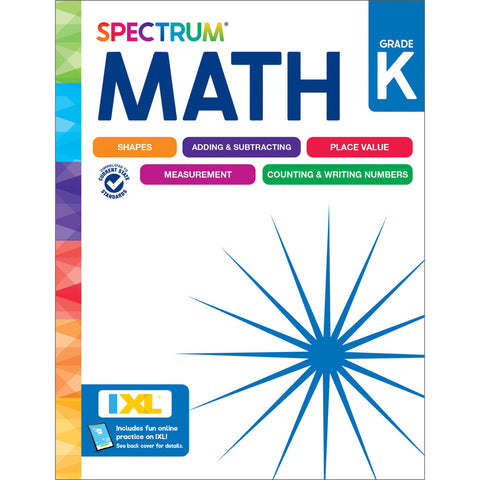 Spectrum Math K Workbook