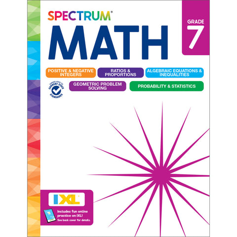 Spectrum Math 7 Workbook