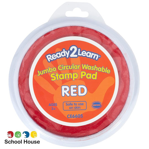Circular Stamp Pad Red