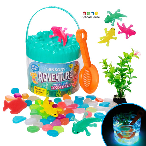 Sensory Adventure Water Play Axolotls