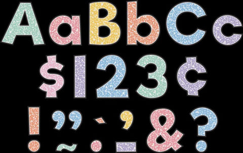 COLORFUL COMPOSITION 4" LETTERS COMBO