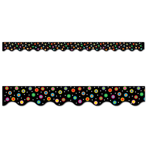 Dots On Black Border