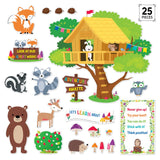 Woodland Friends Treehouse Bulletin Board Set