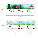 Woodland Friends Alphabet Line Bulletin Board Set