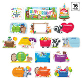 Woodland Friends Birthday Mini Bulletin Board Set