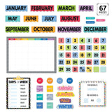 Core Decor Pattern Play Calendar Bulletin Board Set
