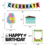 Core Decor Birthday Mini Bulletin Board Set