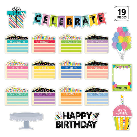 Core Decor Birthday Mini Bulletin Board Set