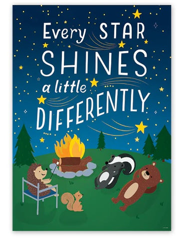 Woodland Friends Every Star Poster Shine