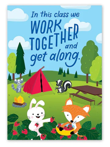 Woodland Friends In This Class Poster