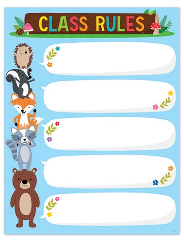 Woodland Friends Class Rules Chart