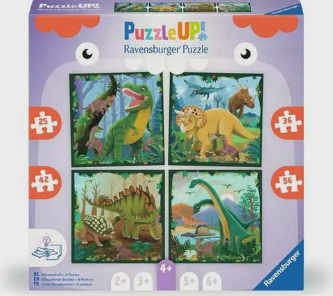 PUZZLE UP DINOSAURS 25/36/42/56 PC