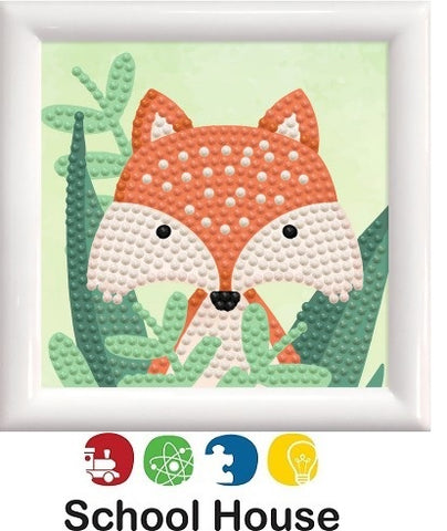 Diamond Dotz Fox W/Frame