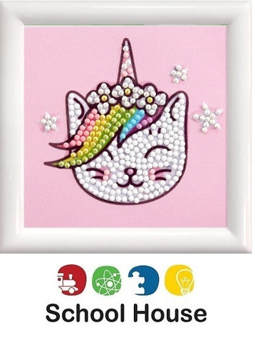 Diamond Dotz Uni Cat W/Frame