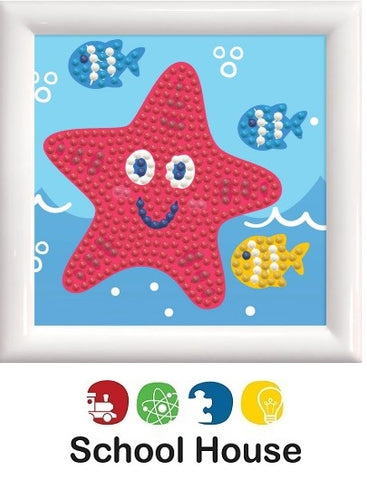 Diamond Dotz Happy Star Fish W/Frame