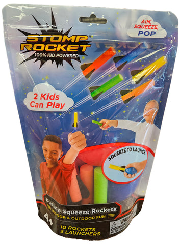 Dueling Squeeze Rockets Stomp Rocket