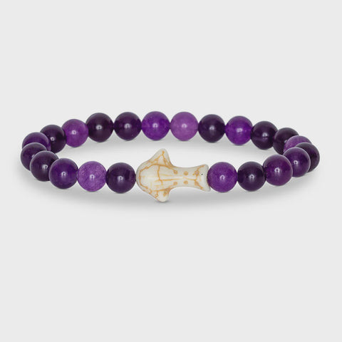 FAHLO WHALE SHARK DEEP PURPLE BRACELET