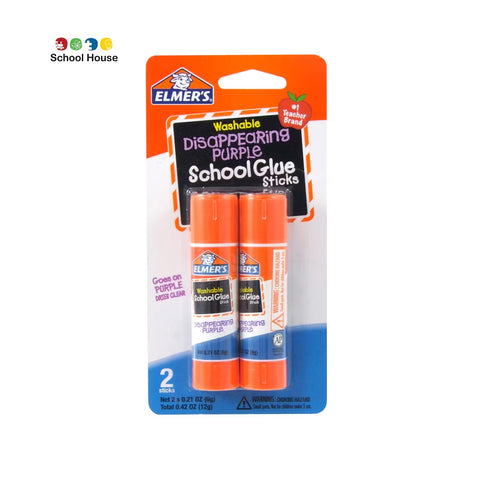 School Glue Sticks 2Ct