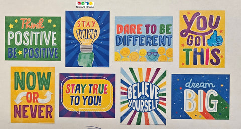 Motivational Whimsy Mini Poster Set