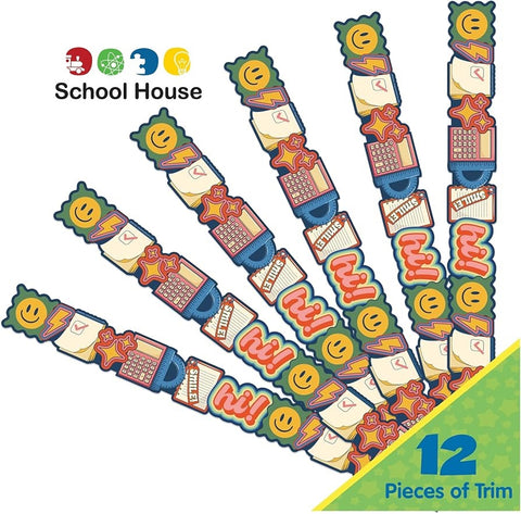 S'Cool Era School Icons Deco Trim