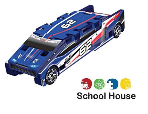 Flat 2 Fast Card Racer Blue