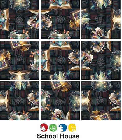 Books Squzzle Puzzle