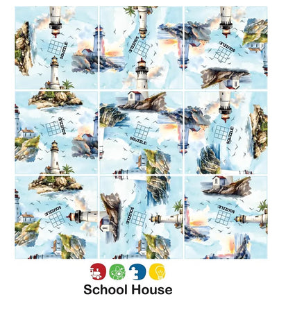 Lighthouses Squzzle Puzzle