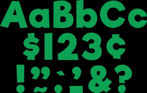GREEN 4" LETTERS COMBO PACK
